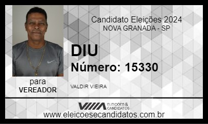 Candidato DIU 2024 - NOVA GRANADA - Eleições