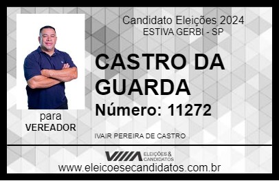 Candidato CASTRO DA GUARDA 2024 - ESTIVA GERBI - Eleições