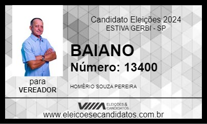 Candidato BAIANO 2024 - ESTIVA GERBI - Eleições