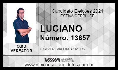 Candidato LUCIANO 2024 - ESTIVA GERBI - Eleições