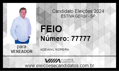 Candidato FEIO 2024 - ESTIVA GERBI - Eleições