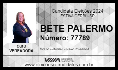 Candidato BETE PALERMO 2024 - ESTIVA GERBI - Eleições