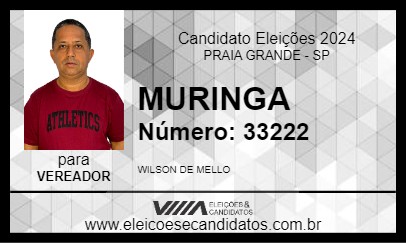 Candidato MURINGA 2024 - PRAIA GRANDE - Eleições