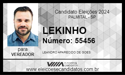 Candidato LEKINHO 2024 - PALMITAL - Eleições