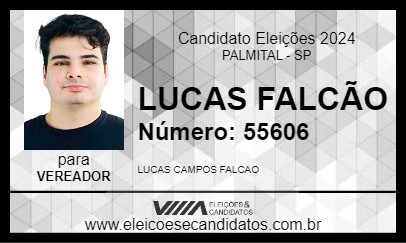 Candidato LUCAS FALCÃO 2024 - PALMITAL - Eleições