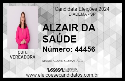 Candidato ALZAIR DA SAÚDE 2024 - DIADEMA - Eleições