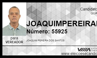 Candidato JOAQUIMPEREIRADABANCADEJORNAL 2024 - GUARUJÁ - Eleições