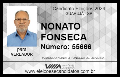 Candidato NONATO FONSECA 2024 - GUARUJÁ - Eleições