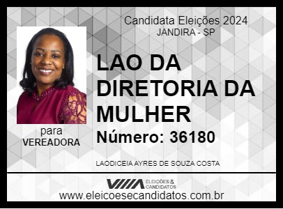 Candidato LAODICÉIA 2024 - JANDIRA - Eleições