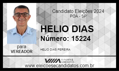 Candidato HELIO DIAS 2024 - POÁ - Eleições