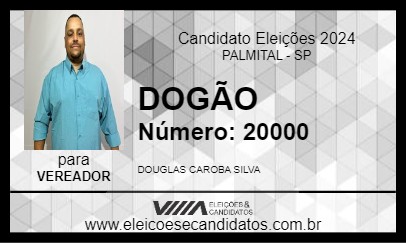 Candidato DOGÃO 2024 - PALMITAL - Eleições