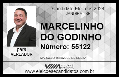 Candidato MARCELINHO DO GODINHO 2024 - JANDIRA - Eleições