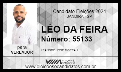 Candidato LÉO DA FEIRA 2024 - JANDIRA - Eleições