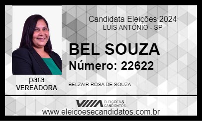 Candidato BEL SOUZA 2024 - LUÍS ANTÔNIO - Eleições