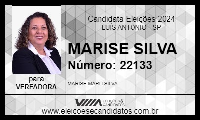 Candidato MARISE SILVA 2024 - LUÍS ANTÔNIO - Eleições