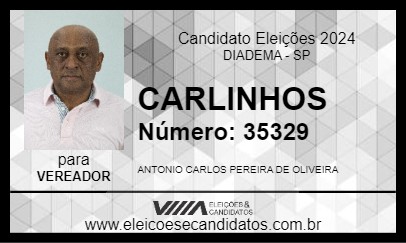 Candidato CARLINHOS 2024 - DIADEMA - Eleições