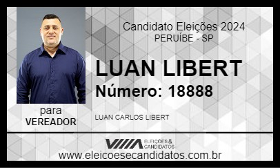 Candidato LUAN LIBERT 2024 - PERUÍBE - Eleições