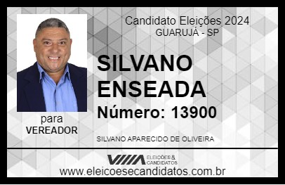 Candidato SILVANO ENSEADA 2024 - GUARUJÁ - Eleições