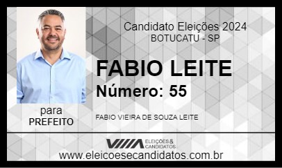 Candidato FABIO LEITE 2024 - BOTUCATU - Eleições