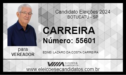 Candidato CARREIRA 2024 - BOTUCATU - Eleições