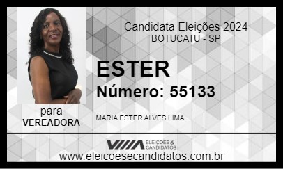 Candidato ESTER 2024 - BOTUCATU - Eleições