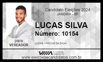 Candidato LUCAS SILVA 2024 - JANDIRA - Eleições