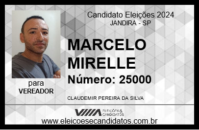 Candidato MARCELO MIRELLE 2024 - JANDIRA - Eleições