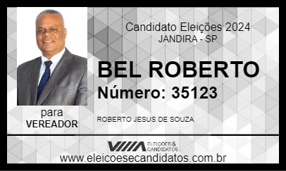 Candidato BEL ROBERTO 2024 - JANDIRA - Eleições