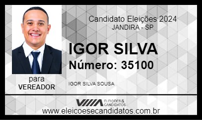 Candidato IGOR SILVA 2024 - JANDIRA - Eleições