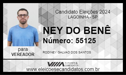 Candidato NEY DO BENÊ 2024 - LAGOINHA - Eleições