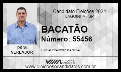 Candidato BACATÃO 2024 - LAGOINHA - Eleições