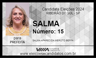 Candidato SALMA 2024 - RIBEIRÃO DO SUL - Eleições