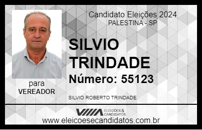 Candidato SILVIO TRINDADE 2024 - PALESTINA - Eleições