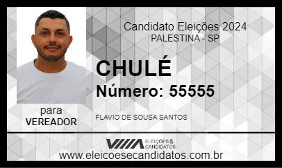 Candidato CHULÉ 2024 - PALESTINA - Eleições