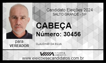 Candidato CABEÇA 2024 - SALTO GRANDE - Eleições