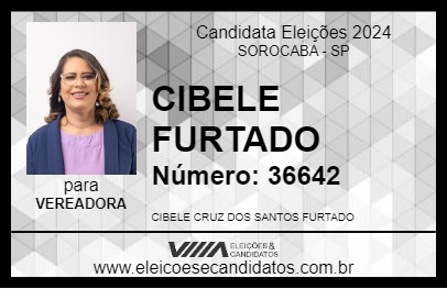 Candidato CIBELE FURTADO 2024 - SOROCABA - Eleições