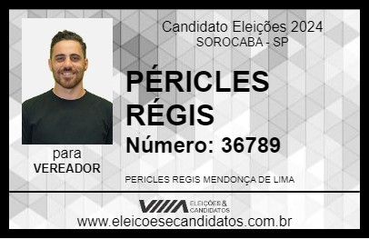 Candidato PÉRICLES RÉGIS 2024 - SOROCABA - Eleições