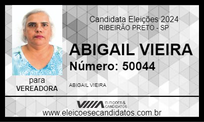 Candidato ABIGAIL VIEIRA 2024 - RIBEIRÃO PRETO - Eleições