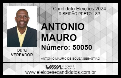 Candidato ANTONIO MAURO 2024 - RIBEIRÃO PRETO - Eleições