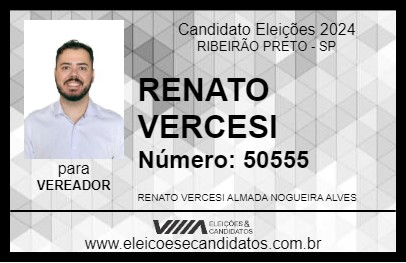 Candidato RENATO VERCESI 2024 - RIBEIRÃO PRETO - Eleições