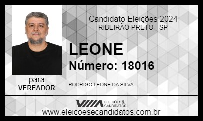 Candidato LEONE 2024 - RIBEIRÃO PRETO - Eleições