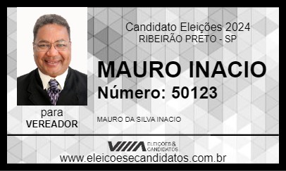 Candidato MAURO INACIO 2024 - RIBEIRÃO PRETO - Eleições