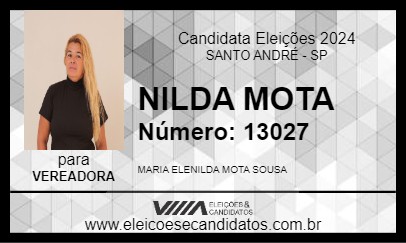 Candidato NILDA MOTA 2024 - SANTO ANDRÉ - Eleições