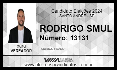 Candidato RODRIGO SMUL 2024 - SANTO ANDRÉ - Eleições