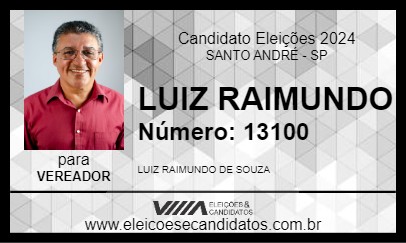 Candidato LUIZ RAIMUNDO 2024 - SANTO ANDRÉ - Eleições