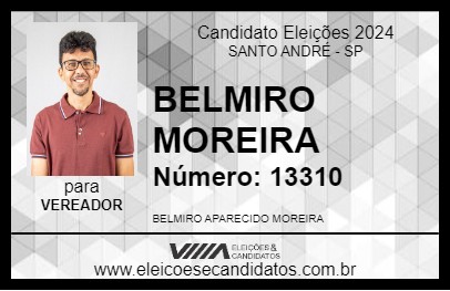 Candidato BELMIRO MOREIRA 2024 - SANTO ANDRÉ - Eleições