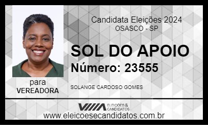 Candidato SOL DO APOIO 2024 - OSASCO - Eleições