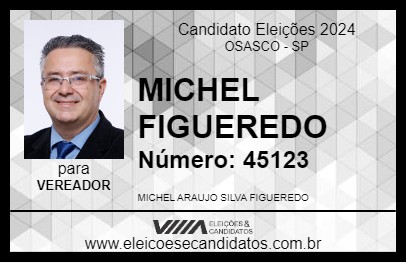 Candidato MICHEL FIGUEREDO 2024 - OSASCO - Eleições