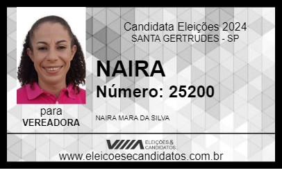 Candidato NAIRA 2024 - SANTA GERTRUDES - Eleições