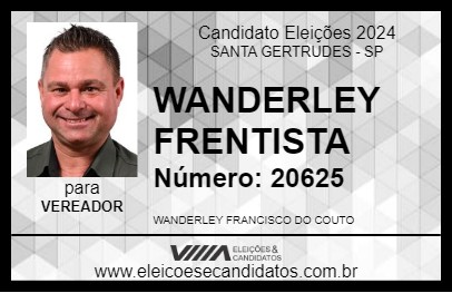 Candidato WANDERLEY FRENTISTA 2024 - SANTA GERTRUDES - Eleições